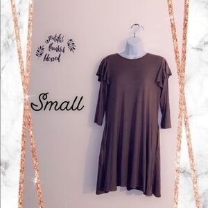 Long sleeve 100% cotton Dress NWOT